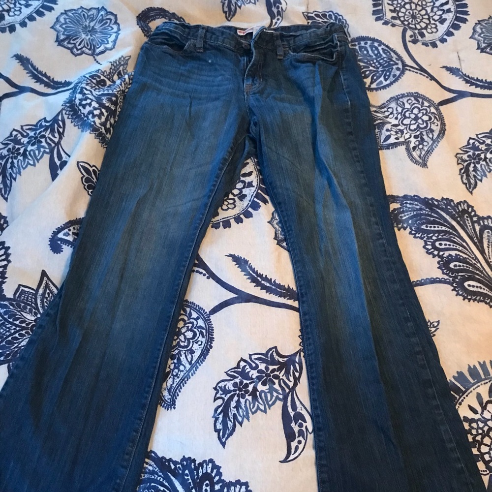 GAP Long & Lean regular wash jeans size 10